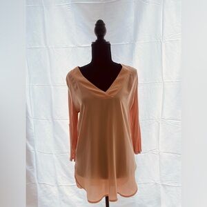 New York & Co Women Blouse Size M Color Pink - Item 0003